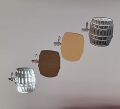 🍺 Beer Mugs 🍺 Adult Beverage (8Pcs) Die Cuts Cardstock Embellishments