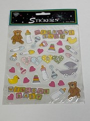 Nicole Quality Value Stickers Baby Theme One Sheet