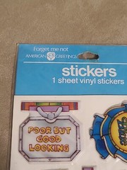 Vintage Puffy Stickers Awards Class Honorable Verbiage School Scrapbook Olympics