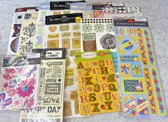 HUGE lot of vintage stickers and embellishments – Over 4 Pounds, Multiple Themes