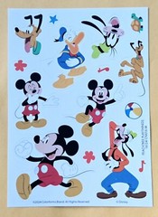 Mickey Mouse Sticker Sheet