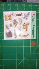 Woodland Wonders Stickers Acid Free Sheet Animal Forest Fox Deer Raccoon Bear
