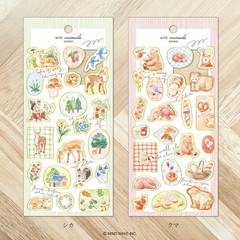 With Animals Sticker Long-tailed Tit Shimaenaga – MIND WAVE Stickers for Journal