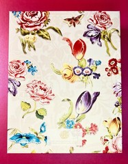 Anna Griffin Delicate Floral Engravings 30 3D Stickers +5 Recollection Tag/Minis