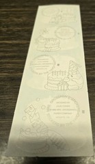Vintage 1988 Mrs Grossmans Birthday Cake Stickers
