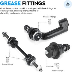 10PCS Front Upper Control Arm for Ford F150 (4WD) 2009-2014 (Exc. SVT Raptor)…