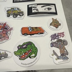 Variety of 15 Brandy Melville Stickers