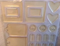 2 Packs Creative Imaginations Bits & Baubles Paper Crafting Embellishments #148