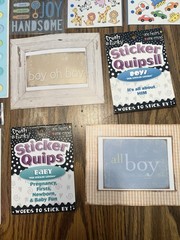 Boy Scrapbooking Lot Embellishments Stickers Baby Kid