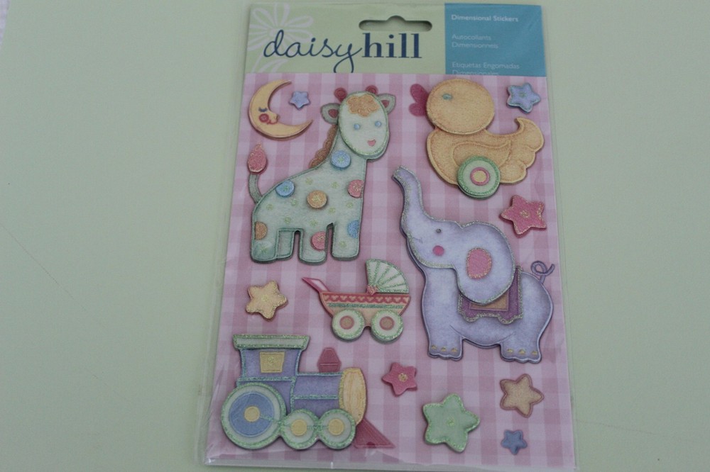 *BRAND NEW* Daisy Hill «BABY COLLECTION» Dimensional Baby Stickers 900202