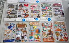 Travel Dimensional Stickers by Recollections – NEW – So many – You choose 1
