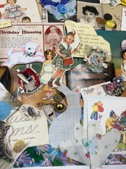Vintage Childrens Ephemera Junk Journal Pack Book Pages Collage Crafts