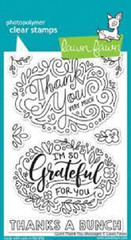 Lawn Cuts / Lawn Fawn ACRYLIC STAMPS – GIANT THANK YOU MESSAGE