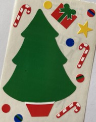 DECORATE THE CHRISTMAS TREE Stickers(17pc)Frances Meyer •Ornaments•Holiday•Gifts