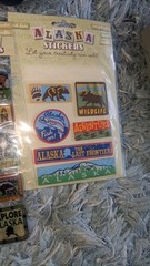 Alaska scrapbook Stickers Die Cuts 3D, Crystal, Decals Scrapbooking Lot