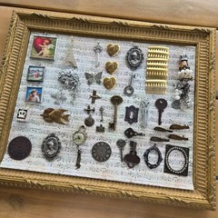 NEW! 44 Piece Lot Tim Holtz & Others Scrapbooking Mixed Media Craft Steampunk