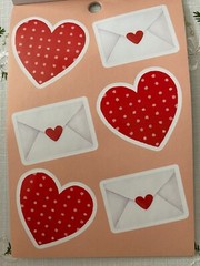 RECOLLECTIONS VALENTINE’S DAY STICKER BOOK 268 PC STICKERS 12 SHEETS ROMANCE