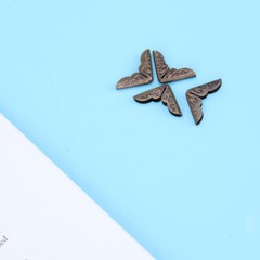 100PCS Furniture Decorative Cover Metal Book Corners Scrapbooking Protector