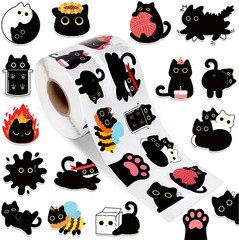 Capybara Stickers Roll, 1000Pcs Cute Animal Stickers for Kids 8 Patterns Strawbe