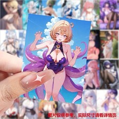 63PCs Sexy Asian Japanese Anime Women Waterproof Stickers Cartoon For Laptop Dec