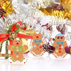 12 Gingerbread Man Craft Kit for Kids DIY Create Your Own Foam Gingerbread Ma…