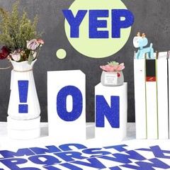 Creative 232 Pcs Glitter Letter Stickers – Ideal for Bulletin Boards & Mailboxes