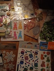 Large Scrapbook Memory Book JJ Sticker Lot Vintage ,Current, & Rare