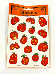 Amscan Halloween Pumpkins Jack O Lantern Autocollants Stickers 45703 4 Sheets