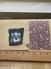 Whimsical Elephant,Handmade Ephemera, Scrapbook,Junk Journal,tag,embellishment