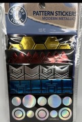 Pattern Stickers Modern Metallics For Journaling, Notebooks, Water Bottles Etc.