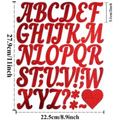 ZTXPRO 10 Sheets Letter Stickers, 2 Inch Self-Adhesive Cursive Vinyl Alphabet…