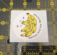 Vintage Stickers CTP Banana Scratch And Sniff Sticker VTG 80s GREAT SCENT