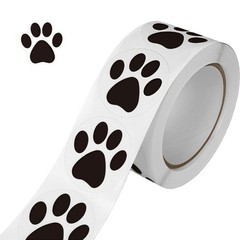 Animal Theme Adhesive Dog Footprint Sticker Assorted Size Home Decoration