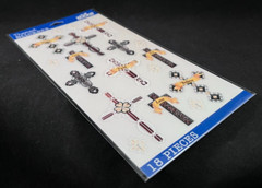 Sticko – Themed Stickers – Inspirational Words & Crosses – 18 Pieces