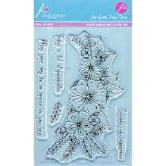 JULIE HICKEY ACRYLIC STAMP FLORAL HAPPINESS