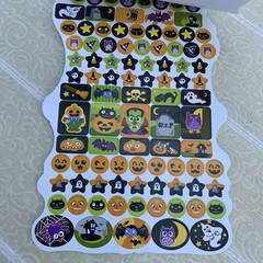 NOS Halloween Sticker Book – 516 PCs. Foil & Matte.