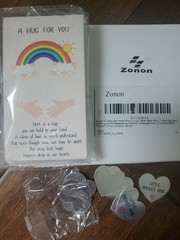 Little Pocket Hug Cards with Metal Hearts NEW Keepsake Token Missing Pcs
