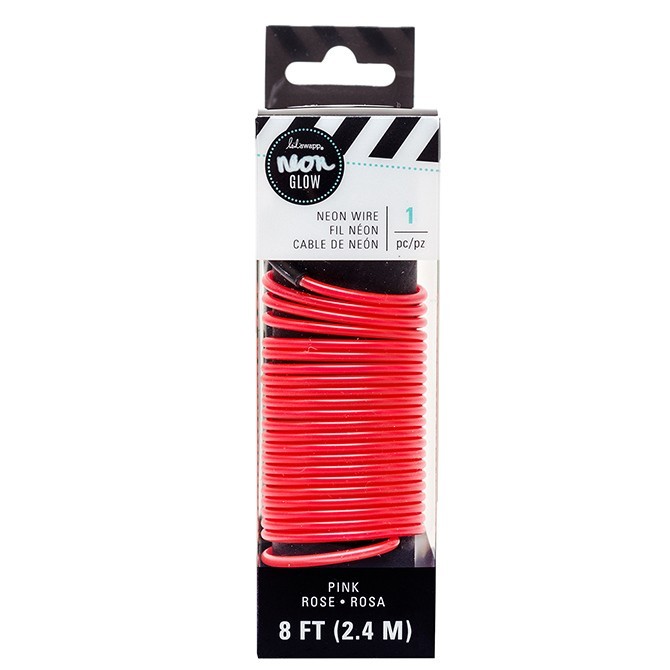 NEON LIGHTS – Heidi Swapp – WIRE – PINK – 8 FT 314216 by American Crafts