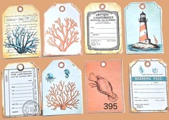 Nautical Themed Journal Tags Scrapbooks Collage
