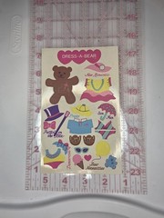 1980s Sandylion «Dress-A-Bear» Maxi Activity Sticker Sheet
