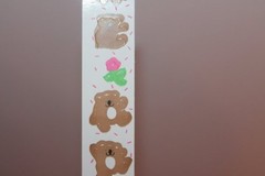 Vintage 1982 Cardesign TOOTS Sticker Strip KOALA BEARS MUS #139 stickers