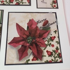 Christmas Scrapbook Stickers Daisy D’s Elements #7102 Buttons #7100 Poinsettias