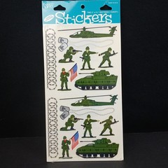 Frances Meyer Stickers Military 2110-015 New 1 Sheet 2 Modules Army Marines USAF