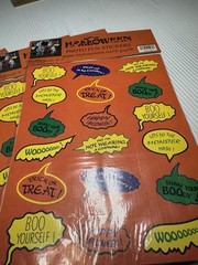 Halloween Paper Magic Group VTG 1997 Stickers Sealed Sayings Photo Fun 4 Packs
