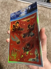 Heartline, Hallmark, Shiny Foil Harry Potter Stickers, Vintage