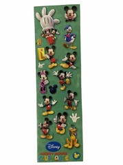 MICKEY MOUSE Clubhouse Stickers(18pc)Disney•Donald Duck•Minnie•Goofy•Gloves•