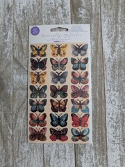 9 Pkgs John Grossman Naturally Gifted Stickers Shells Butterflies Flowers Sealed