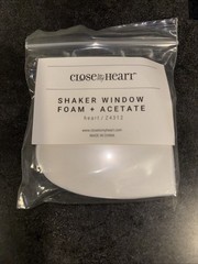 CTMH Heart Shaker Window Foam + Acetate Z4312 NIP