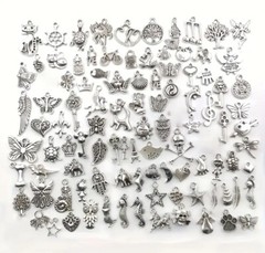 10pcs Cute Random Charms- Necklace Making, Jewelry DIY, Journaling & Scrapbook