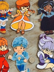 Rainbow Brite Character Sticker Set of 8 + 7 Sprites Stickers